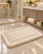 MAVEROLIR® Hotel Luxe Plush Bath Mat – Soft Absorbent Non-Slip Bathroom Rug